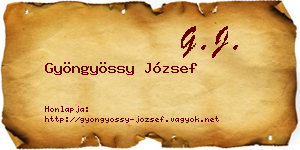 Gyöngyössy József névjegykártya